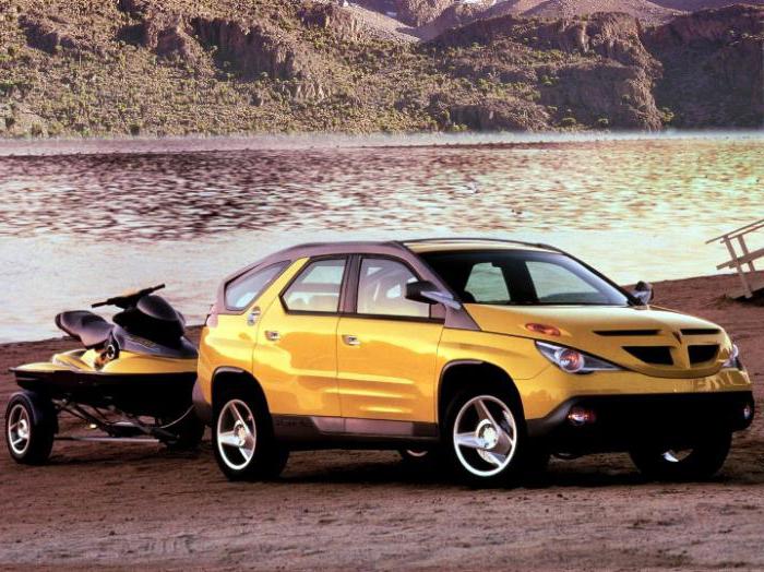 pontiac aztek προδιαγραφές