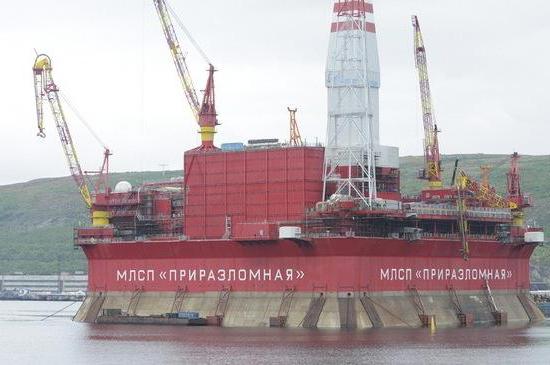 Prirazlomnoye πετρελαίου στη θάλασσα της Pechora