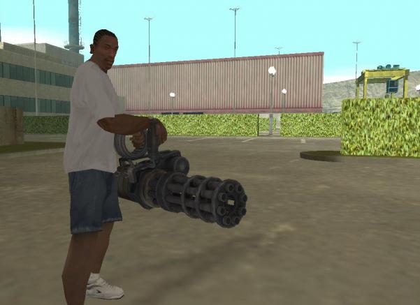 όπου μπορείτε να βρείτε minigun στο GTA San Andreas