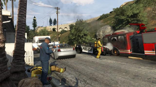 πώς να κλέψει ένα πυροσβεστικό όχημα στο GTA 5 