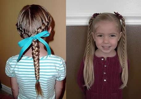 Φωτογραφίες των hairstyles των παιδιών