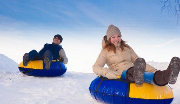 tobogganing στη Μόσχα