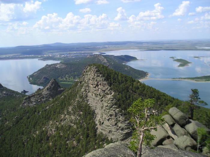 δρόμο προς Borovoye από το Omsk