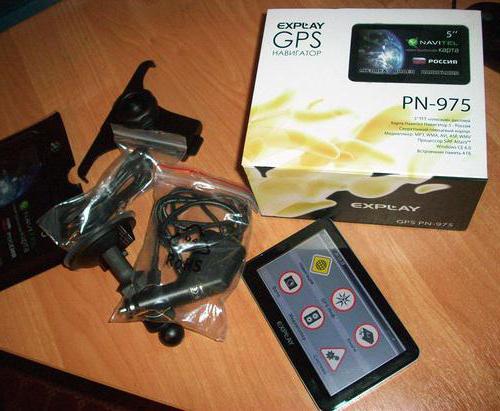 GPS-navigator Explay PN-975: προδιαγραφές, φωτογραφίες και σχόλια